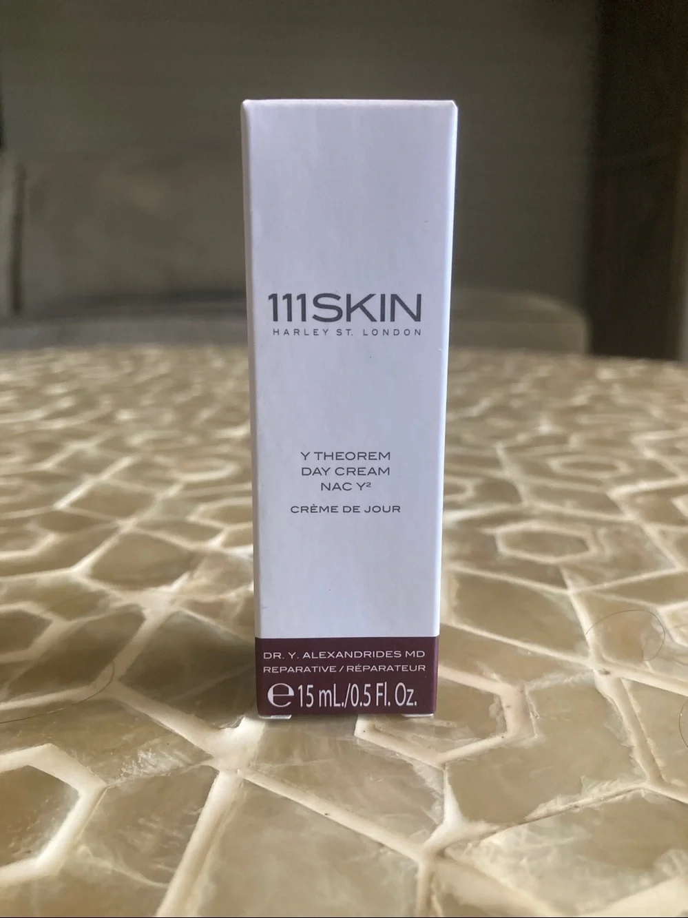 NEW!  111SKIN Y Theorem Day Cream NAC Y2 0.5 oz/15ml Travel Mini- $81 Value